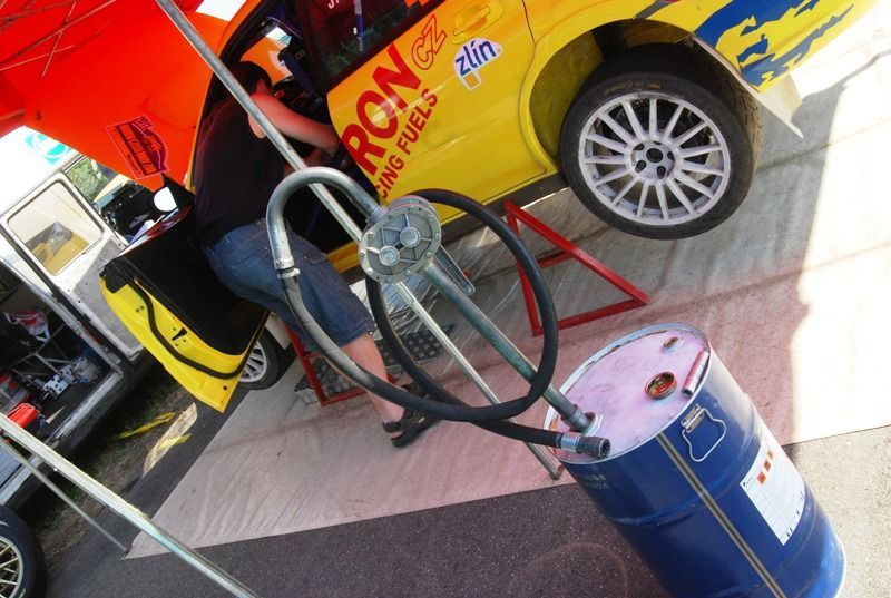 Barum rallye - servisní zóna