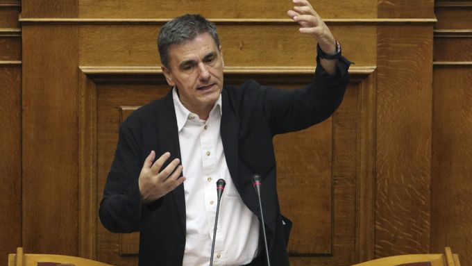 Řecký ministr financí Euklidis Tsakalotos.