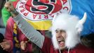 GL, Sparta - Teplice: fanoušek Sparty