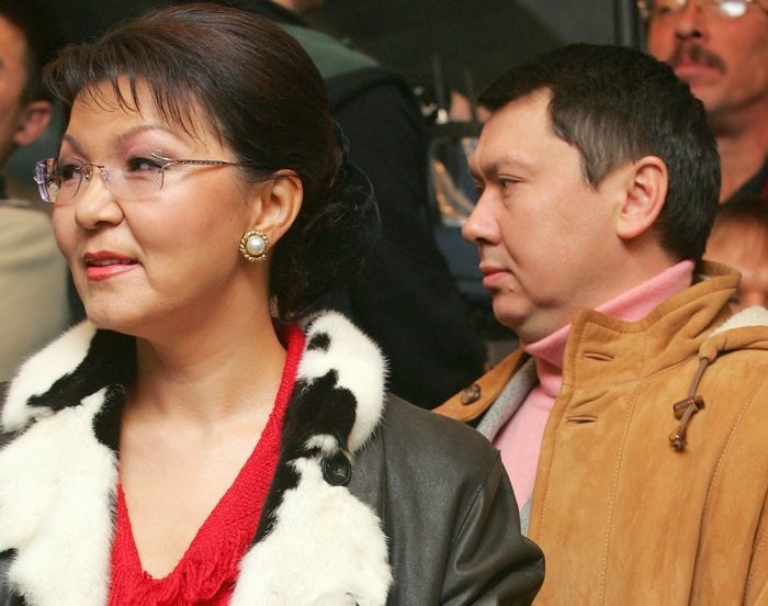 Rachat Alijev a jeho manželka Dariga Nazarbajevová na archivním snímku z roku 2005