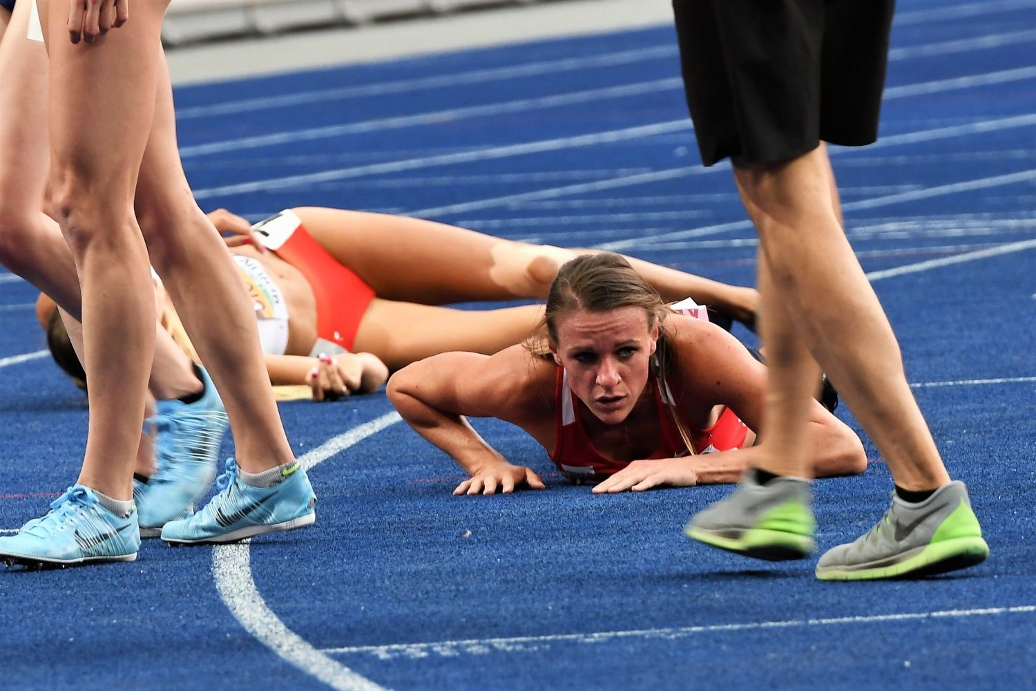 Simona Vrzalová ve finále na 1500 m na ME v atletice v Berlíně 2018
