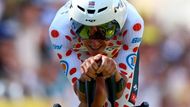 Tadej Pogačar v časovce v 5. etapě Tour de France 2025