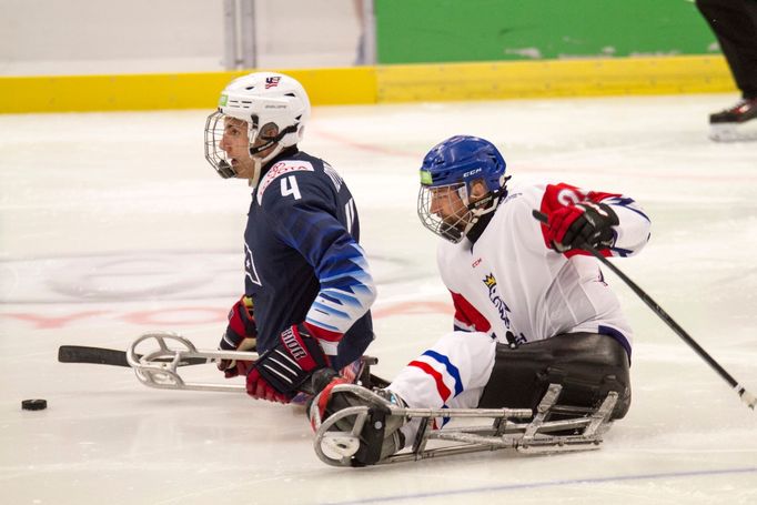 MS v parahokeji v Ostravě 2019, semifinále Česko - USA