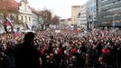 Demonstrace na Slovensku proti stávající politické situaci v zemi - 5. 4. 2018