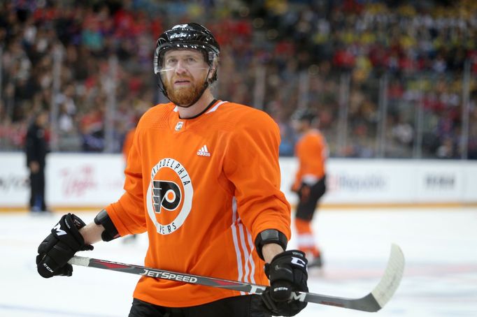 NHL Global Series 2019, Prague, Philadelphia Flyers - Chicago Blackhawks: Jakub Voráček