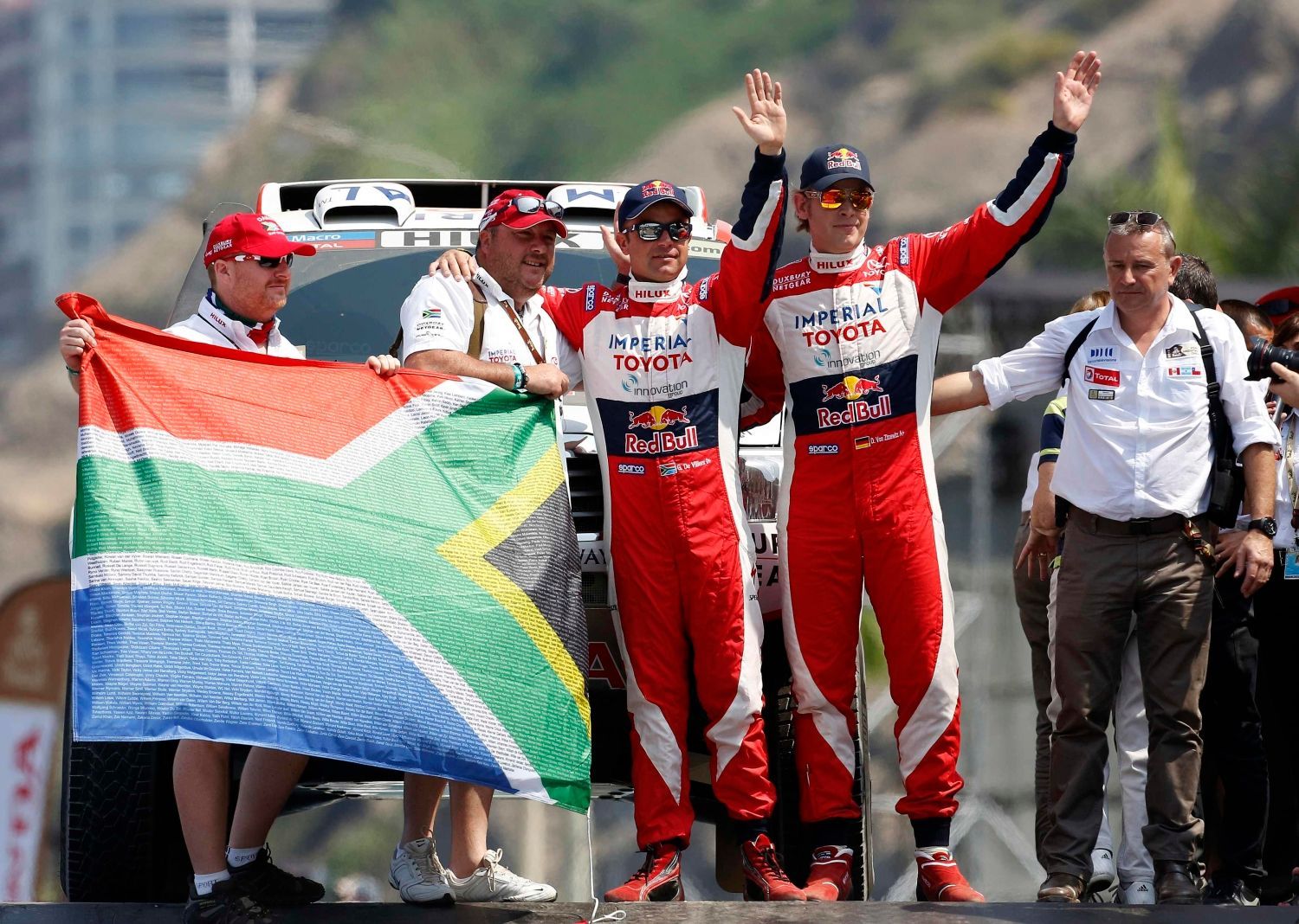 Rallye Dakar 2013, 1. etapa: Giniel de Villiers