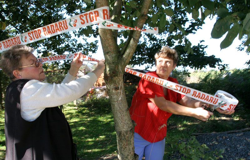 Pro a proti radaru v Míšově