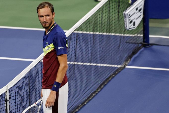 Daniil Medveděv na US Open.