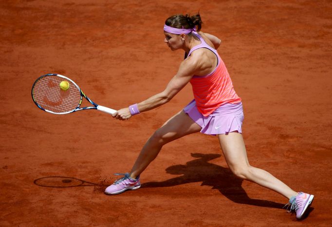 Lucie Šafářová ve čtvrtfinále French Open 2015