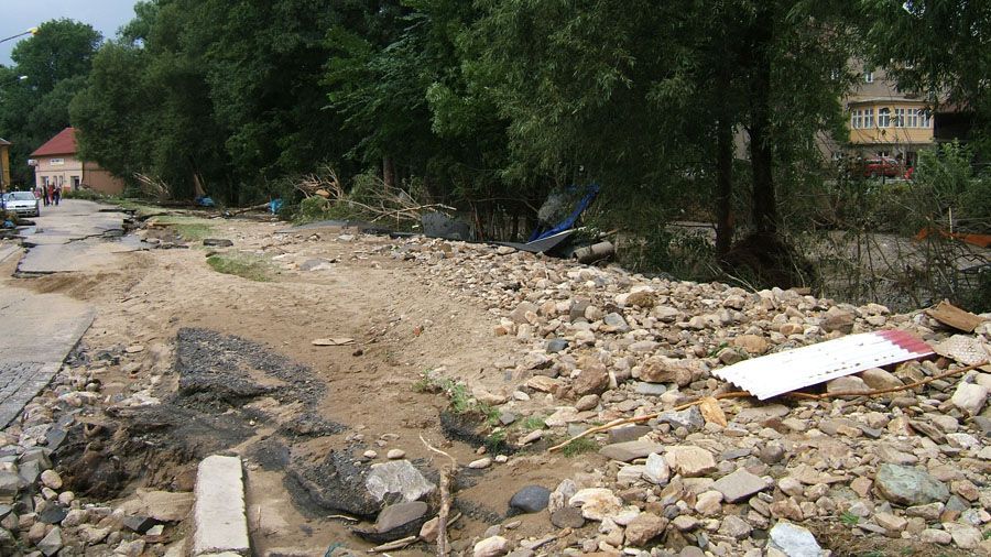 Povodně srpen 2010 - Raspenava