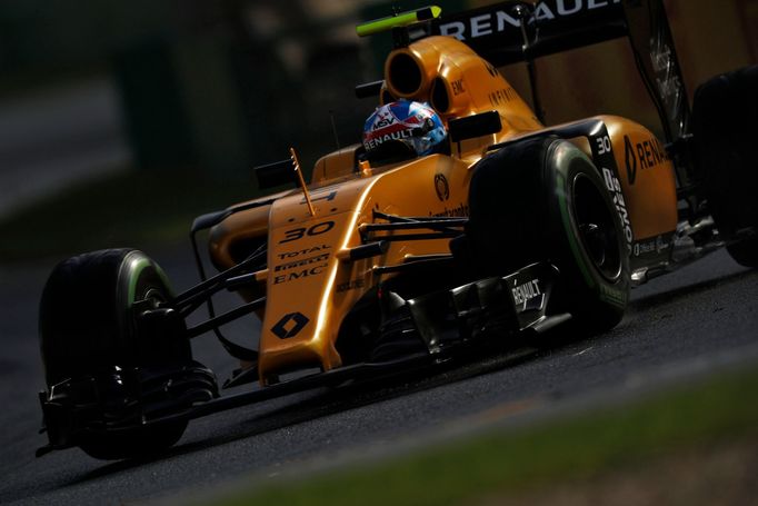 Renault F1 driver Jolyon Palmer during the second practice session at the Australian Formula One Grand Prix in Melbourne.