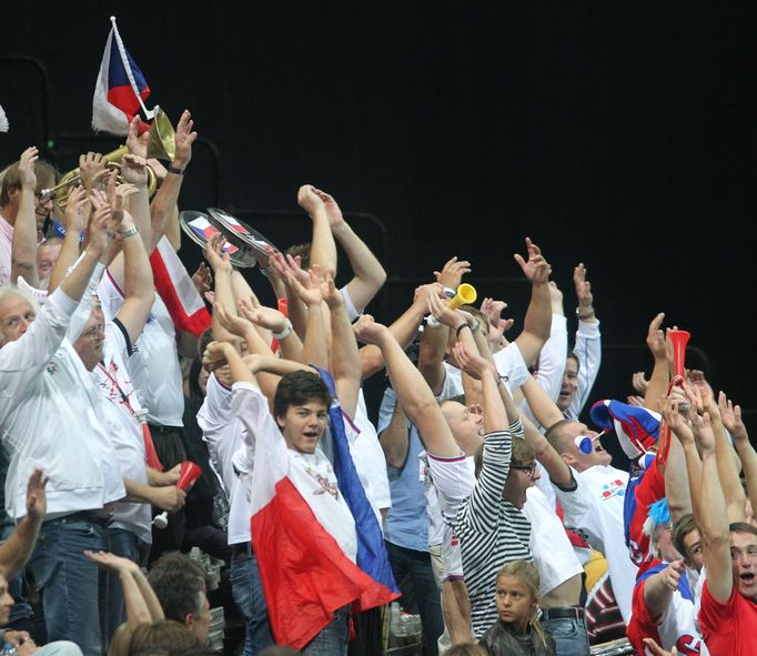 Tenis, DC, Česko - Argentina: čtyřhra - fanoušci