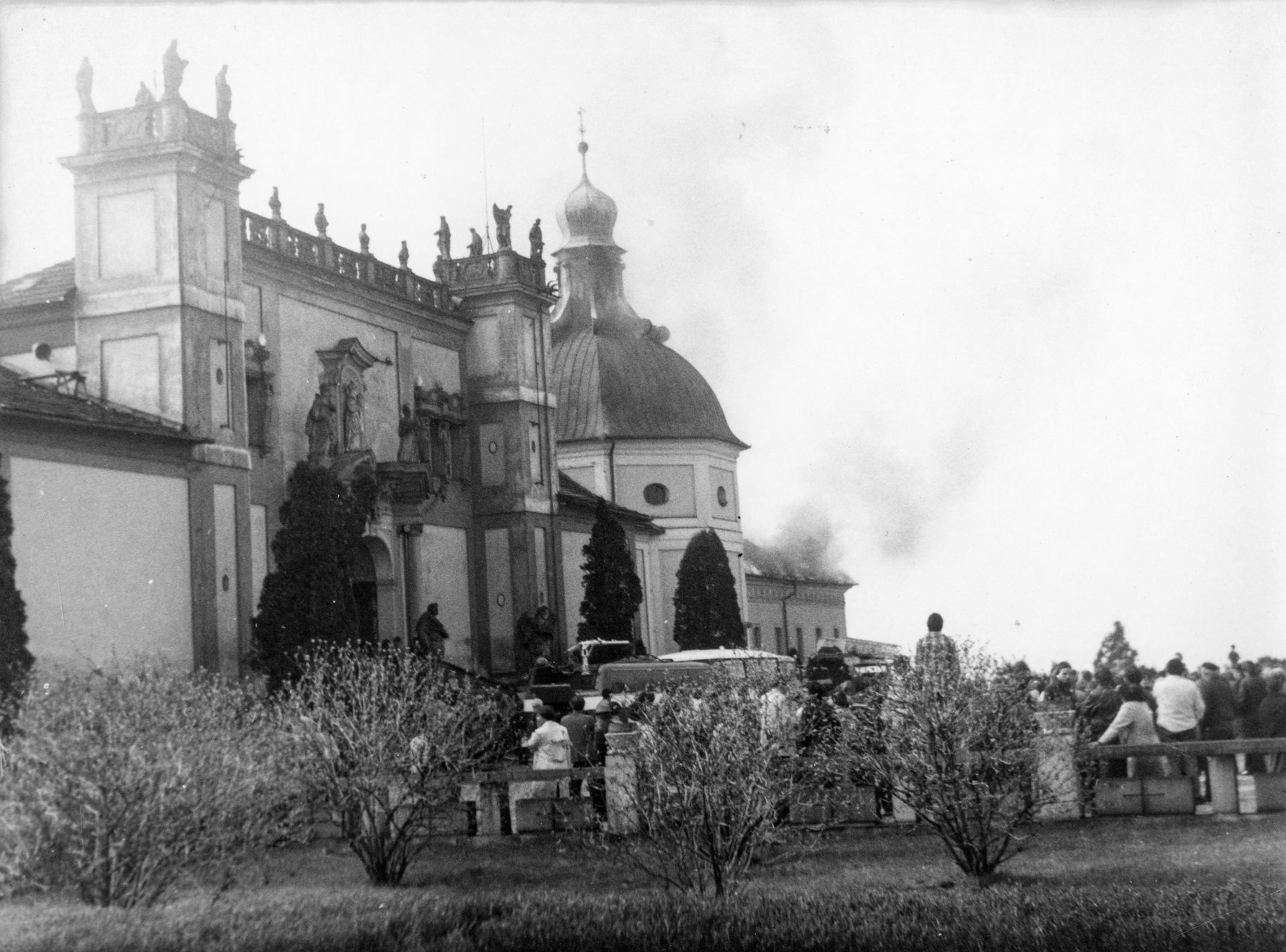 Svatá Hora, Příbram, požár, historie, výročí, poutní místo, Domácí