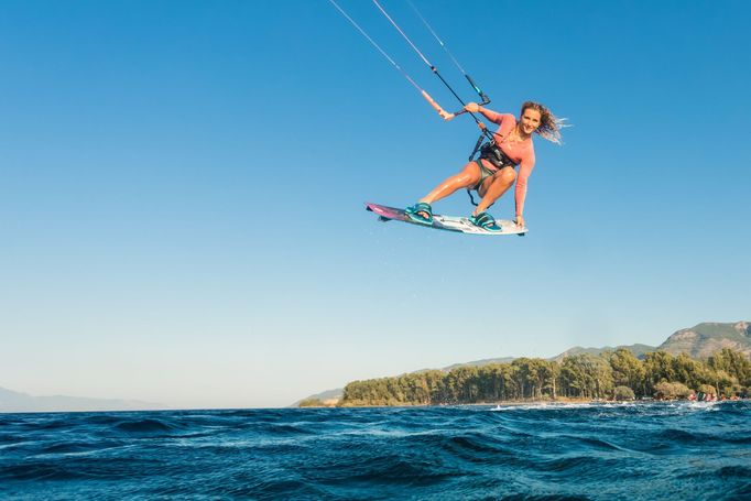 Paula Novotná, kitesurfing, kiteboarding