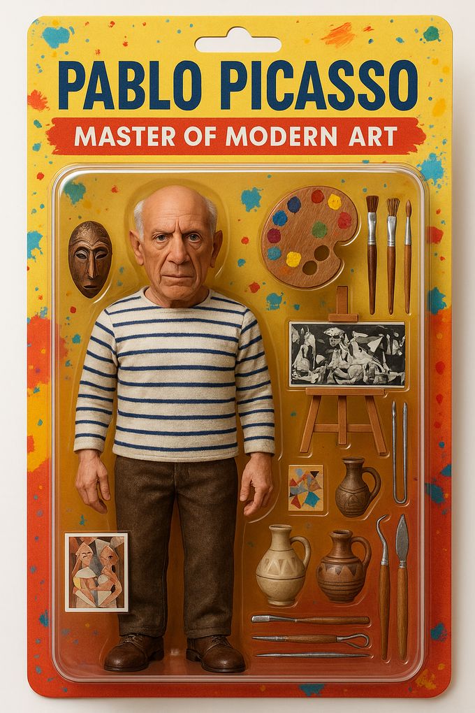 Pablo Picasso. Obrázek vygenerovaný pomocí umělé inteligence