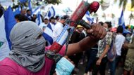 Nikaragua-masové a smrtelné protesty proti prezidentovi