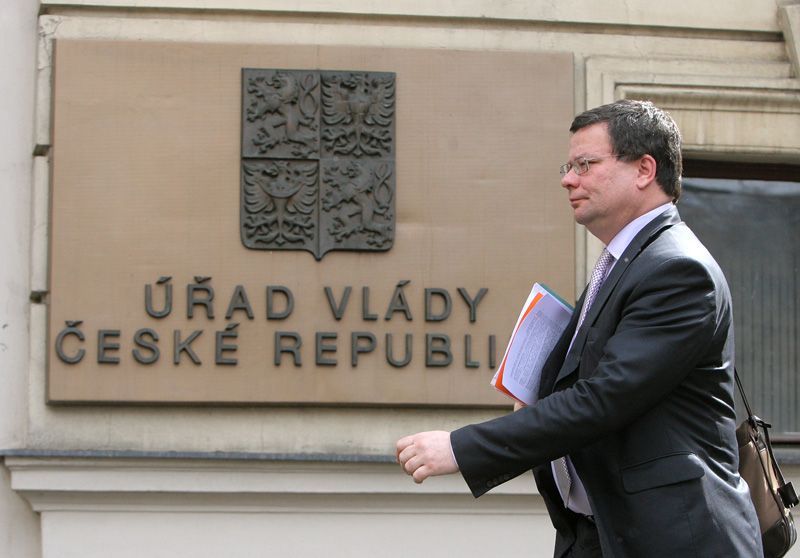 Jednání vlády o demisi: Alexandr Vondra