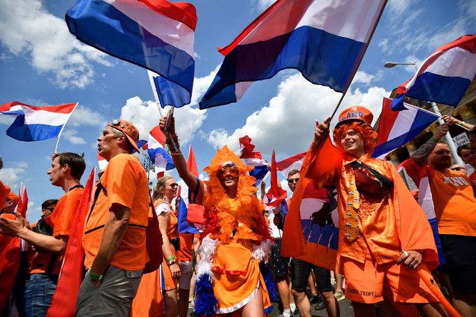 Česko - Nizozemsko, osmifinále Euro 2021, fanoušci