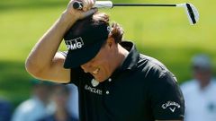 Phil Mickelson na golfovém Masters 2014