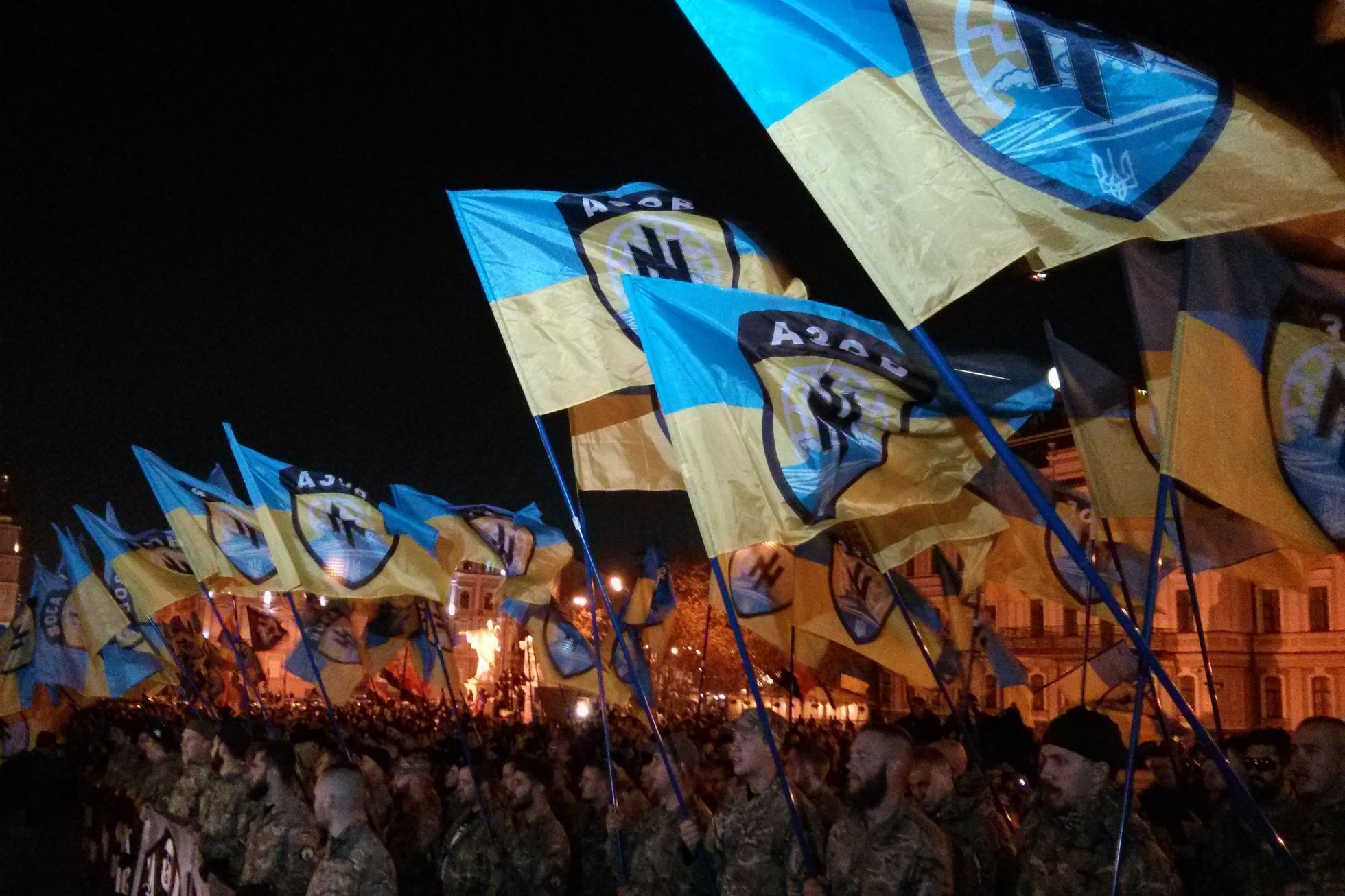 Ukrajinští nacionalisté - dobrovolnický prapor Azov