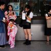 Japonsko rikša ženy