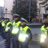 Demonstrace Dělnické mládeže před úřadem vlády