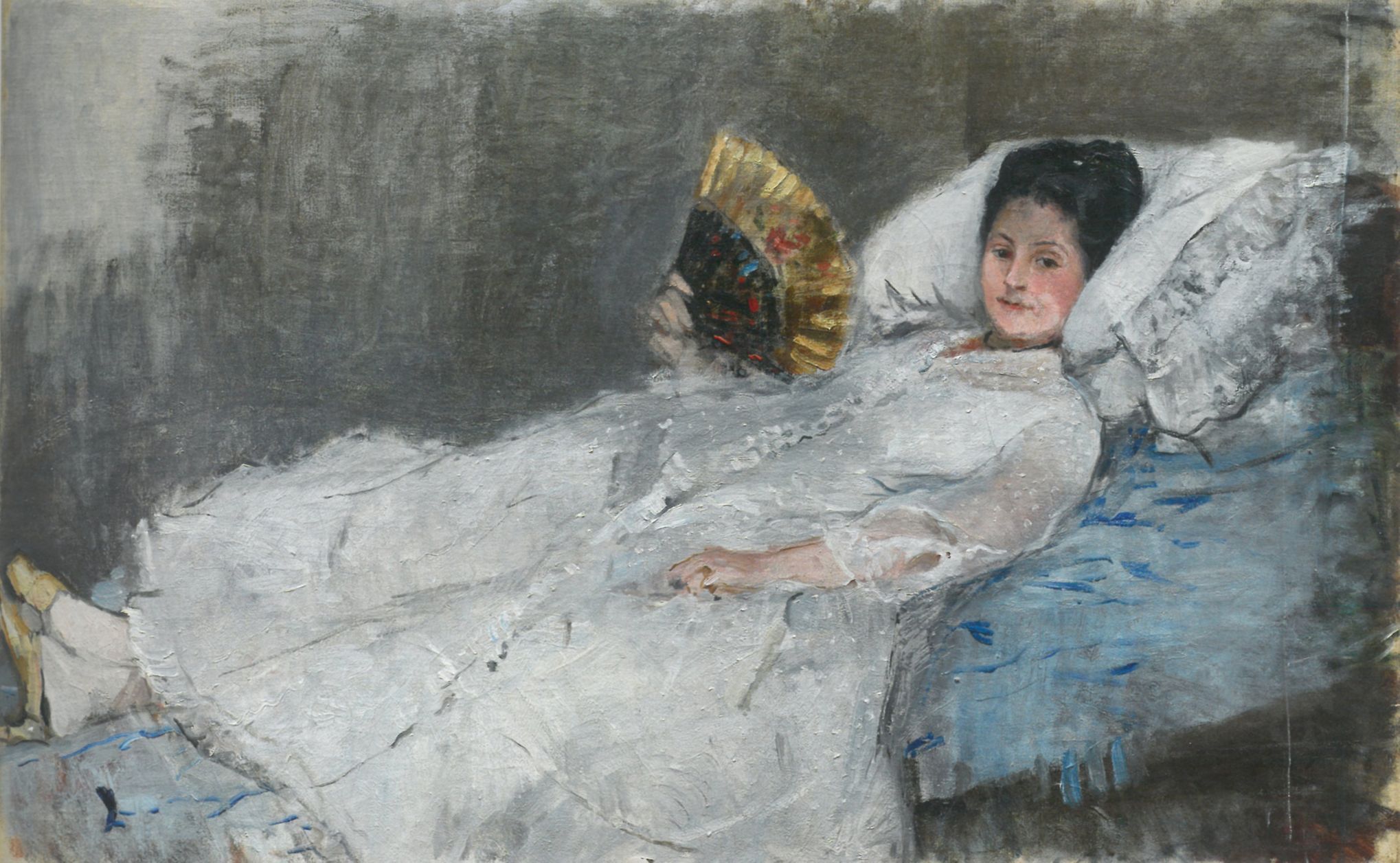 Berthe Morisotová: Žena s vějířem