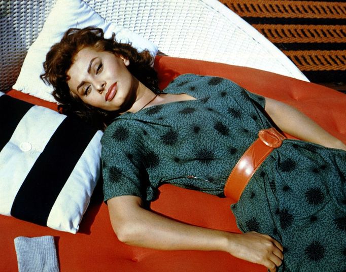 Herečka Sophia Loren.