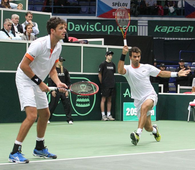 Česko- Nizozemsko, čtyřhra: Robin Haase a Jean-Julien Rojer