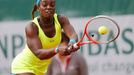 Sloane Stephensová na tenisovém French Open 2013.