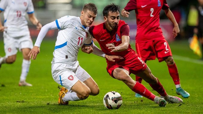 Zleva Lukáš Mašek z Česka, Agadadaš Saljanskij z Ázerbájdžánu a Ešgin Achmadov z Ázerbájdžánu