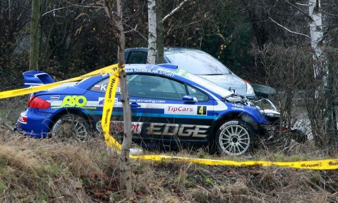 Neštěští při pražském rallysprintu v Řeporijích