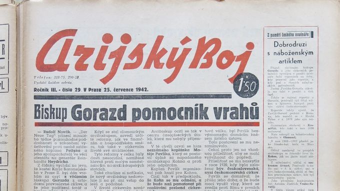 Kostel azylem vrahů. Štvavá kampaň proti české pravoslavné církvi v létě 1942