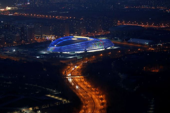 Stadiony pro olympiádu 2022: Ice ribbon (rychlobruslení)