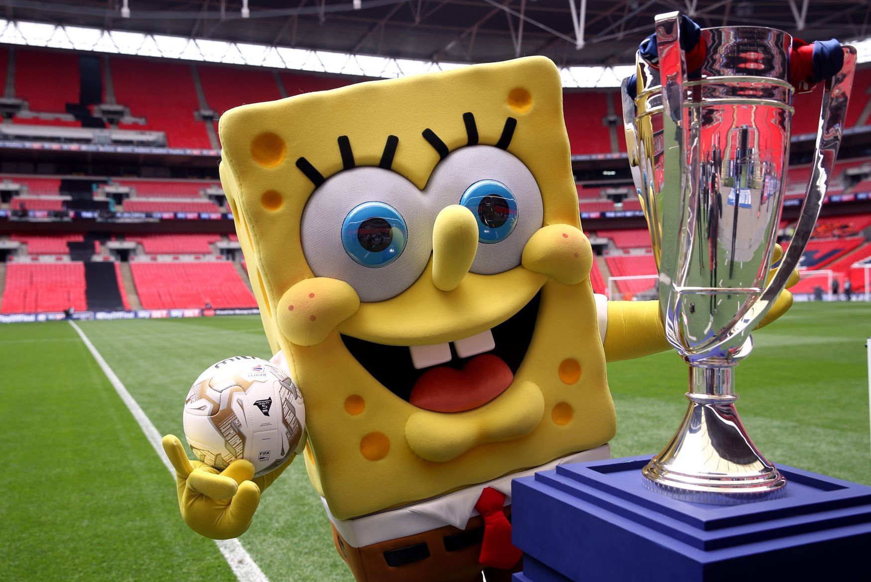 Spongebob na fotbale