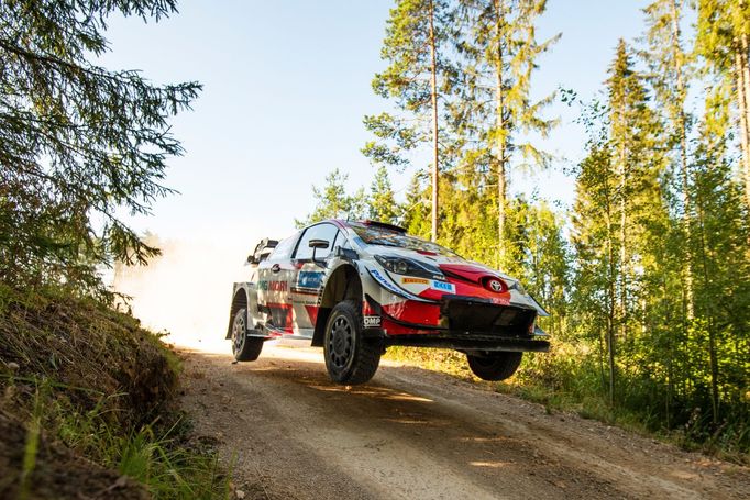 Kalle Rovanperä, Toyota na trati Estonské rallye 2021