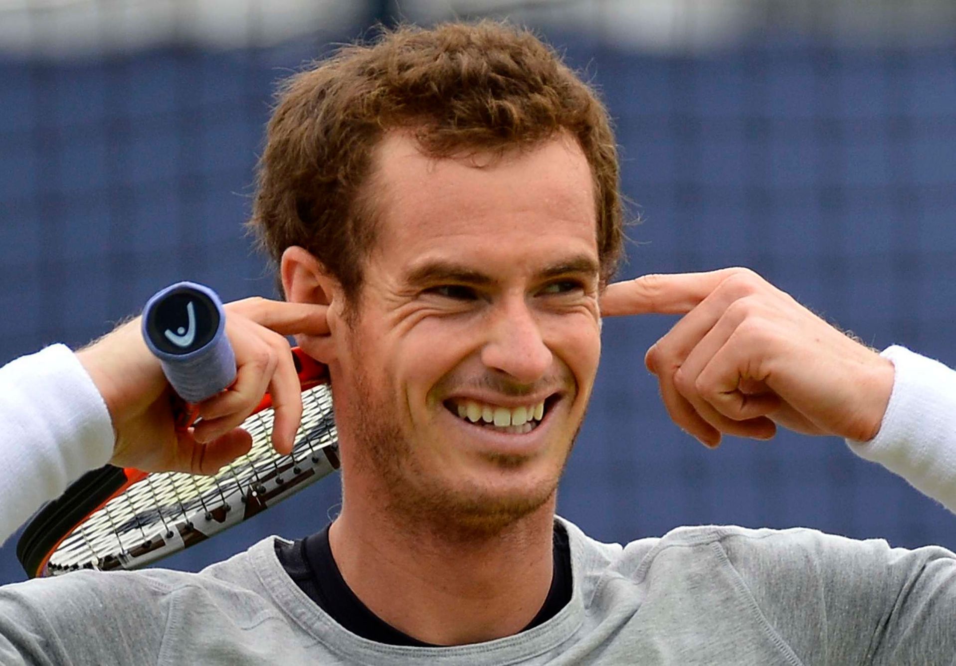 Brit Andy Murray na tenisovém turnaji v Londýně