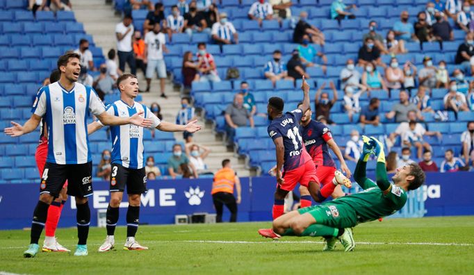 Thomas Lemar právě rozhodl zápas Atlética s Espaňolem