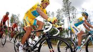 Alberto Contador na silnici do Bordeaux