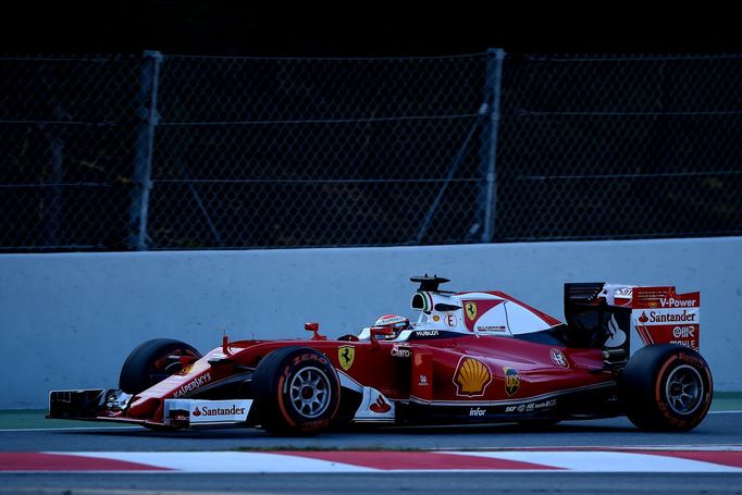 Testy F1 2016, Barcelona I: Kimi Räikkönen, Ferrari