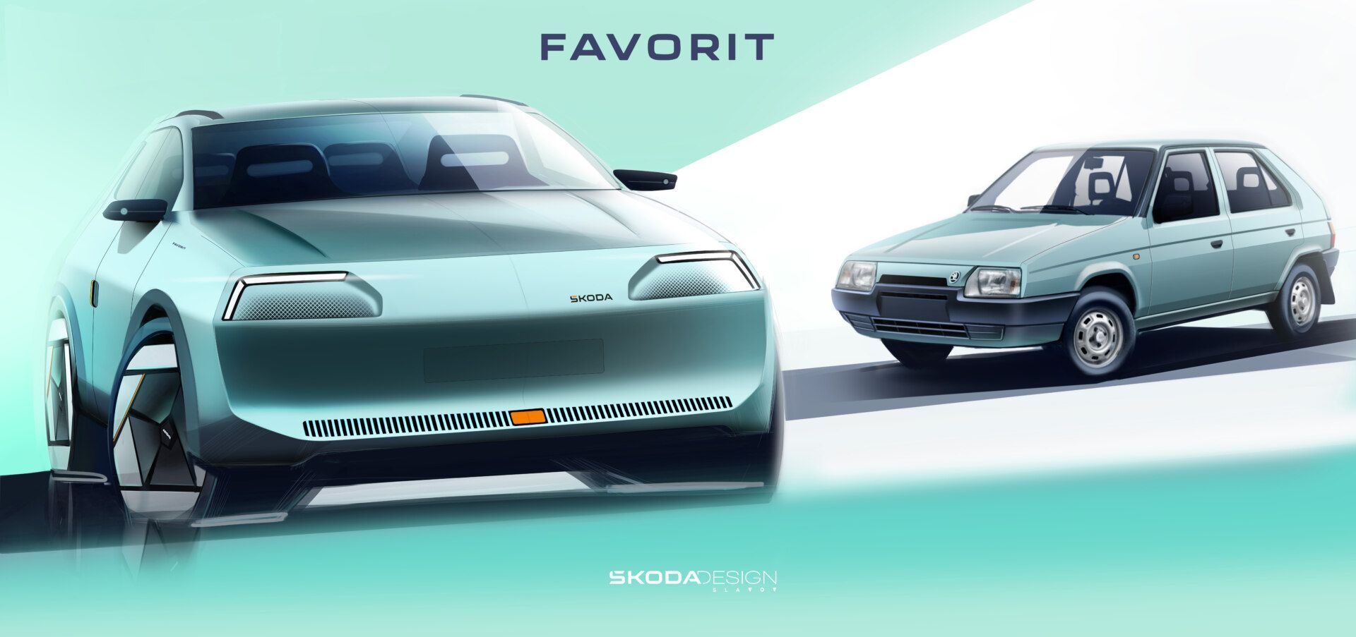 Škoda Favorit návrh nové generace