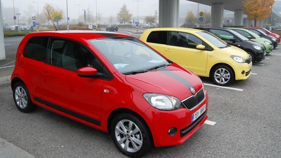 Nová Škoda Citigo se poprvé ukázala na veřejnosti. V Praze - Ruzyni