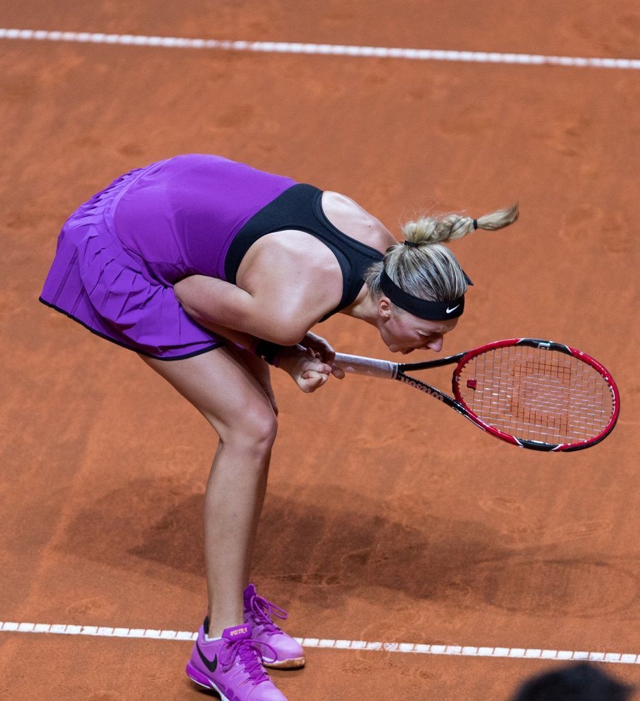 Petra Kvitová na turnaji ve Stuttgartu 2016
