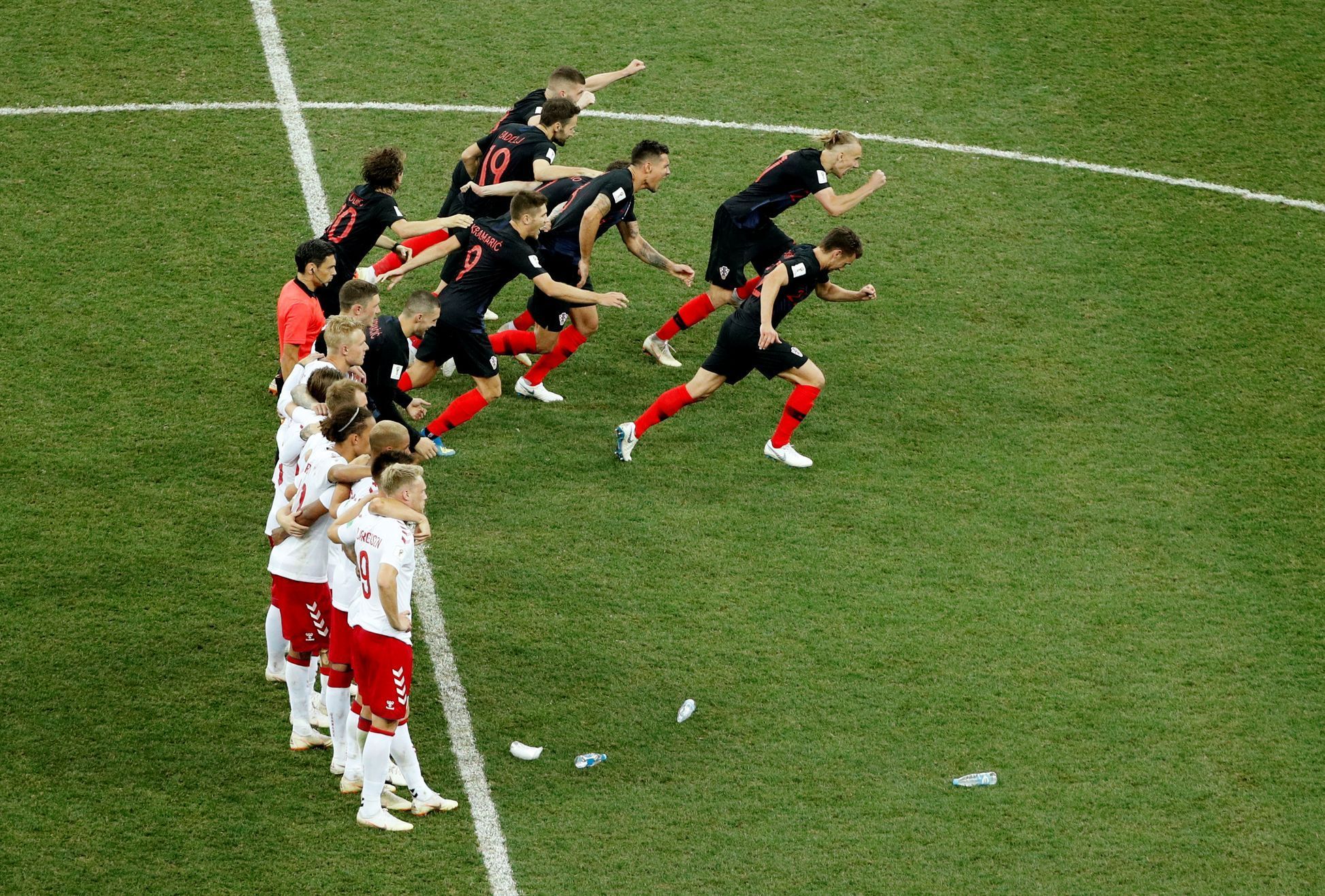 Chorvatsko vs. Dánsko, osmifinále mistrovství světa ve fotbale