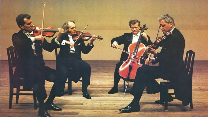 Ukázka z nahrávky Beethovenových kompletních smyčcových kvartetů v podání Smetanova kvarteta.