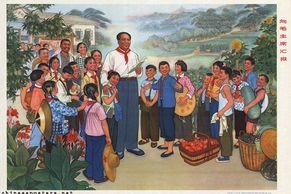 Foto: "Předseda Mao miluje děti." Unikátní sbírka plakátů oslavujících čínského vůdce