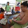 Japonští sumo na "letním táboře"
