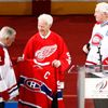 Legendy NHL Dickie Moore, Gordie Howe a Jean Beliveau