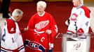 Legendy NHL Dickie Moore, Gordie Howe a Jean Beliveau