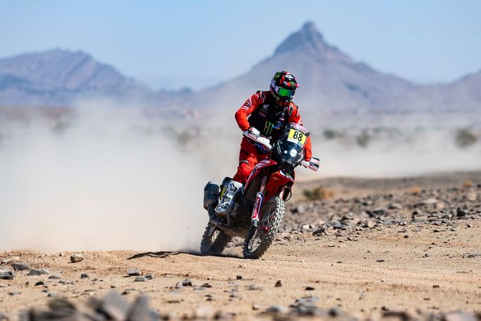 Tovární jezdec Hondy pro Rallye Dakar 2022 Joan Barreda